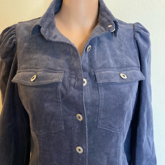 Forever 21 Coat Jacket front pockets with collar -Size Medium - Picture 4 of 8
